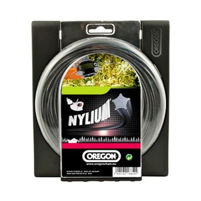 OREGON Nylium Starline Mähfaden 2, 4 mm 90 m Aluminium Nylonfaden Trimmerfaden