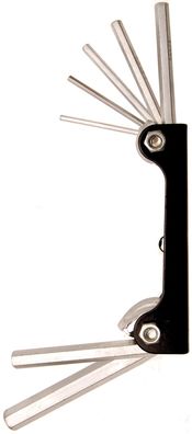 BGS-787 I Schlüssel im Handklapphalter, Innen-6-Kant, 2,5-10 mm, 7-tlg