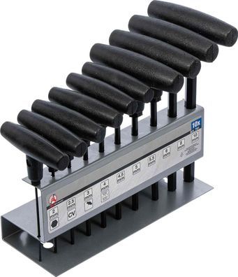 BGS-791 I Stiftschlüssel-Satz, Innen-6-Kant, 2-10 mm, 10-tlg