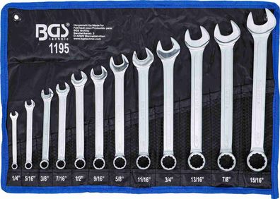 BGS-1195 Maul-Ringschlüssel Zoll 1/4-15/16 12-tlg. Werkzeug