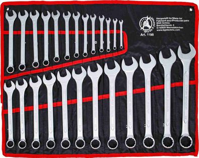 BGS-1198 I Maul-Ringschlüssel-Satz 6-32 mm 25-tlg Gabelschlüssel