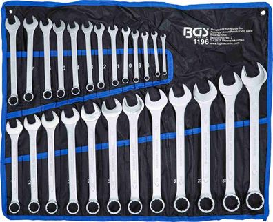BGS Maul Ringschlüssel Satz, DIN 3113A, 6-32 mm, 25-tlg
