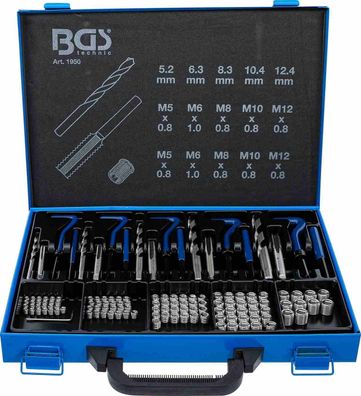 BGS-1950 Gewinde Reparatur Satz M5-M12 130-tlg