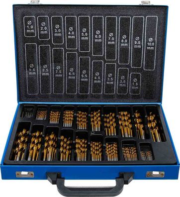 BGS-1994 Spiralbohrer-Satz HSS Titan nitriert 170-tlg