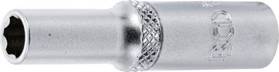 BGS-2966 Steckschlüssel-Einsatz 6,3 Super Lock (1/4) tief 6 mm