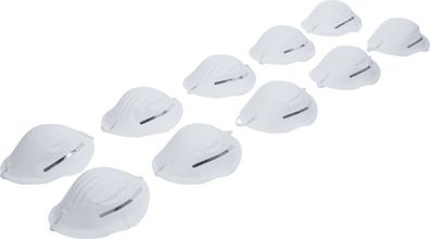 BGS-3624 I 10 x Hygiene-Maske Mundschutz Atemschutz Staubschutzmaske