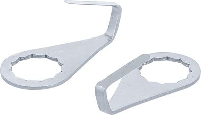 BGS-3257 Schneidmesser, halbrund 2x24 mm, 2tlg
