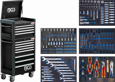 BGS-4088 Werkstattwagen Profi Standard Maxi komplett mit 243 Werkzeugen