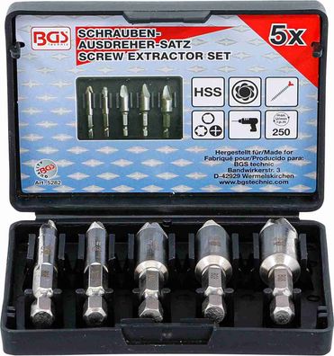BGS-5282 Schrauben-Ausdreher-Satz, 5-tlg