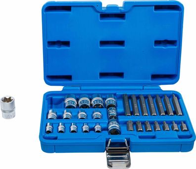 BGS-5025 T-Profil Bit & E-Profil Steckschlüssel-Satz, 30-tlg