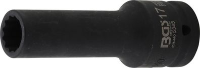 BGS-5345 Kraft-Steckschlüssel-Einsatz 20 (3/4) lang 17 mm