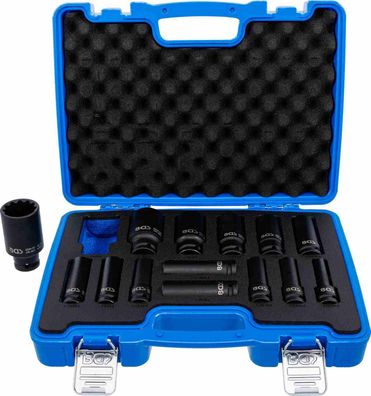 BGS-5209 Kraft-Steckschlüssel-Einsatz-Set, Gear Lock, 10 - 32 mm