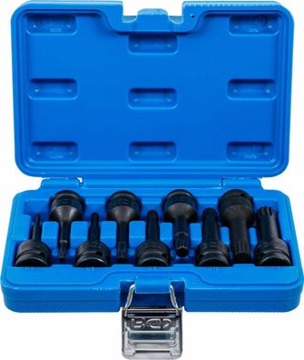 BGS-5482 Kraft-Bit-Einsatz-Set, Innenvielzahn M4-16, 12,5 (1/2), 9-tlg