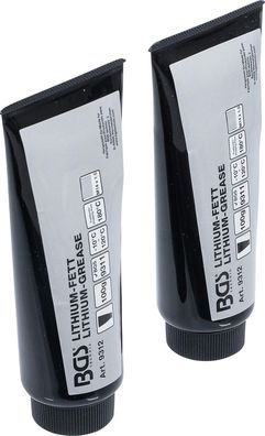 BGS-9312 Lithium-Fett für Mini-Fettpresse Art. 9311, 2 Tuben