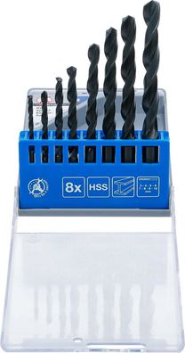 BGS-50808 I HSS-Spiralbohrer-Satz, 3 - 10 mm, 8-tlg