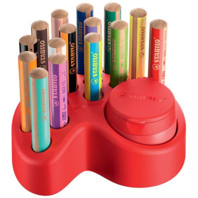Stabilo woody 3in1 Buntstifte farbsortiert, 15 St