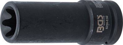 BGS-5250-E32 Kraft-Steckschlüssel-Einsatz E-Profil 20 (3/4) E32 x 110 mm