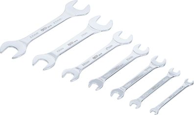 BGS-9019 Doppel-Maulschlüssel-Satz, 6-23 mm, extra flach, 7-tlg