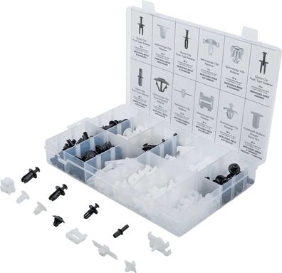 BGS-9043 KFZ-Befestigungsclip-Sortiment für Mercedes, 270-tlg