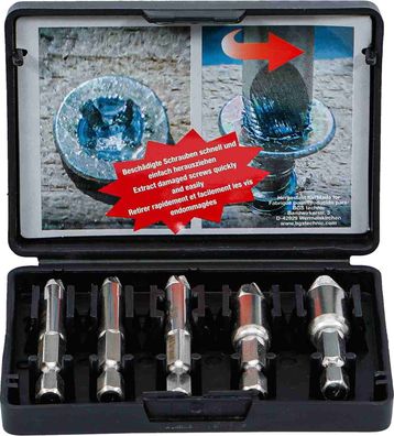 BGS-50410 Schrauben-Ausdreher-Satz 5-tlg