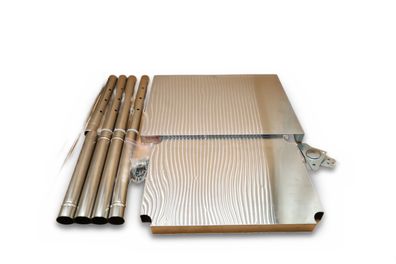 VEVOR Edelstahltisch Arbeitstisch 61x46x86 cm Küchentisch 100 kg Tragkraft
