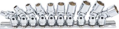 BGS-220 Gelenk-Steckschlüssel-Einsatz-Set, Pro Torque®, 6,3 (1/4), 5 - 13 mm, 10-tlg