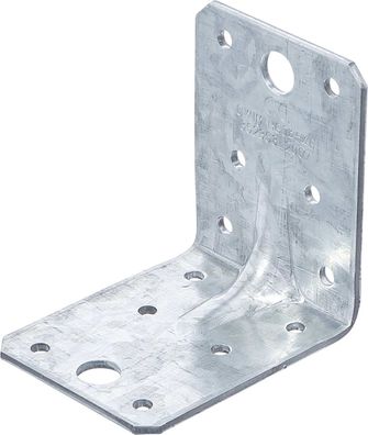 BGS-80937-25 I Winkelverbinder, Spar-Pack (25 Stück), verzinkt mit Sicke (Verstärkung
