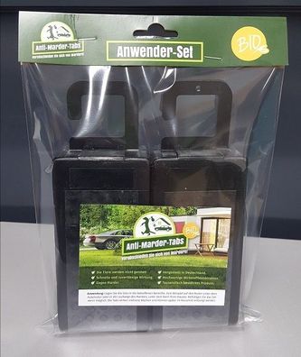2x Anti Marder Tabs „BIO“, 380g Marderschreck lange Laufzeit
