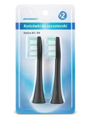 Berdsen B3 Schallzahnbürstenköpfe, 2 Stück