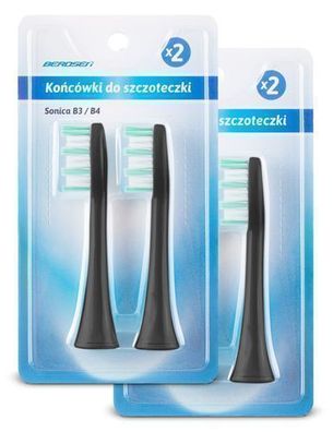 Berdsen B3 Schallzahnbürstenköpfe, 4 Stück