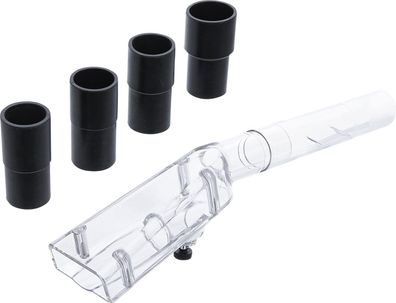 BGS-70151 Saugaufsatz für Druckluft-Reinigungspistole klein mit 4 Adaptern für Art. 7