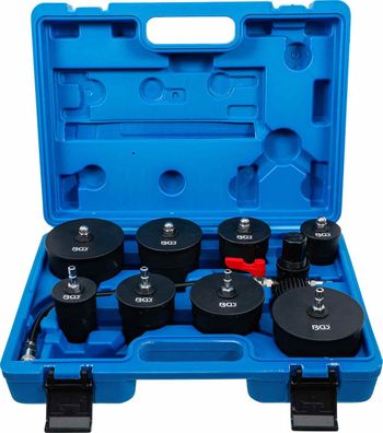 BGS-70339 Turbolader-Ladeluft-System-Prüfkoffer-Satz 9-tlg