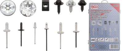 BGS-9058 Kfz-Befestigungsclip-Sortiment für Audi, VW, Toyota, Mercedes-Benz, BMW 400