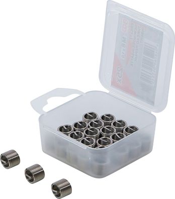 BGS-9427-1 Ersatz-Gewindeeinsätze M8 x 1,0 mm 25-tlg
