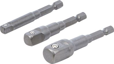 BGS-9685 Adapter-Satz für Bohrmaschinen Außensechskant Antrieb 6,3 mm (1/4) Abtrieb A