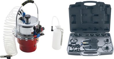 BGS-9783 Druckluft-Bremsenentlüfter- und Adapter-Satz 17-tlg