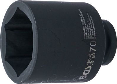 BGS-5500-70 Kraft-Steckschlüssel-Einsatz Sechskant, tief Antrieb Innenvierkant 25 mm