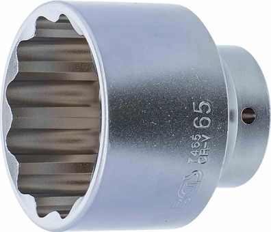 BGS-7465 Steckschlüssel-Einsatz Zwölfkant Antrieb Innenvierkant 20 mm (3/4) SW 65 mm