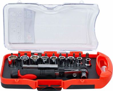 BGS-20123 Bit-/Steckschlüssel-Einsatz-Satz mit Bit-Knarre 23-tlg