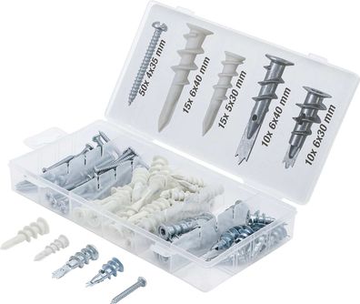 BGS-88200 Gipskartondübel-Sortiment 100-tlg