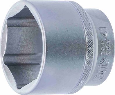 BGS-2941 Steckschlüssel-Einsatz Sechskant Antrieb Innenvierkant 12,5 mm (1/2) SW 41 m