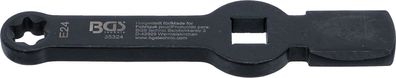 BGS-35324 Schlag-Ringschlüssel E-Profil (für Torx) mit 2 Schlagflächen SW E24