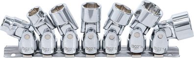 BGS-9501 Gelenk-Steckschlüssel-Satz, Sechskant Antrieb Innenvierkant 10 mm (3/8) SW 3