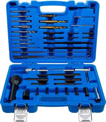 BGS-9565 Glühkerzen-Werkzeug und Gewinde-Reparatur-Satz M8, M10 41-tlg