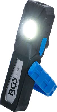 BGS-70051 COB-LED-Werkstattleuchte mit Magnet und Haken klappbar