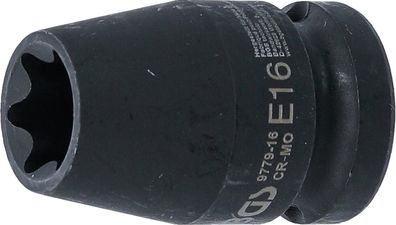 BGS-9779-16 Kraft-Steckschlüssel-Einsatz E-Profil Antrieb Innenvierkant 12,5 mm (1/2)