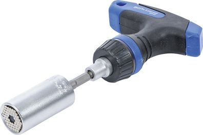 BGS-92540 Multi-Einsatz mit Adapter-Satz mit Ratschen-T-Griff, umschaltbar 3-tlg