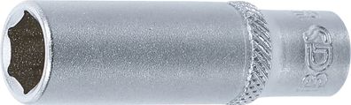 BGS-10510 Steckschlüssel-Einsatz Sechskant, tief Antrieb Innenvierkant 6,3 mm (1/4) S