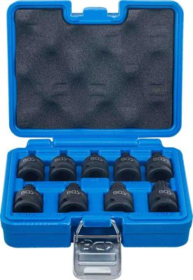 BGS-5487 Kraft-Bit-Einsatz-Satz Antrieb Innenvierkant 12,5 mm (1/2) Innenvielzahn (fü