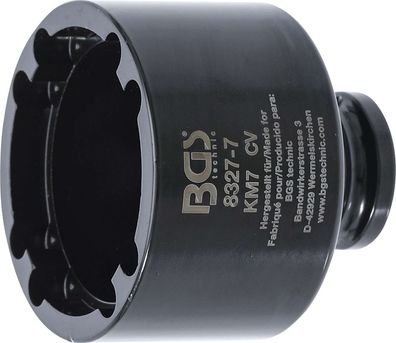 BGS-8327-7 Nutmutternschlüssel Zapfen innen liegend KM7